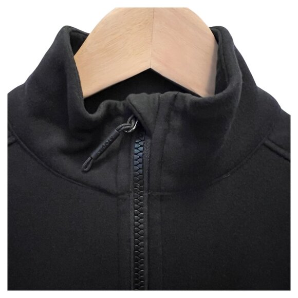 Kyodan women's sweater XS black long sleeve high neck zip soft new - Picture 3 of 9